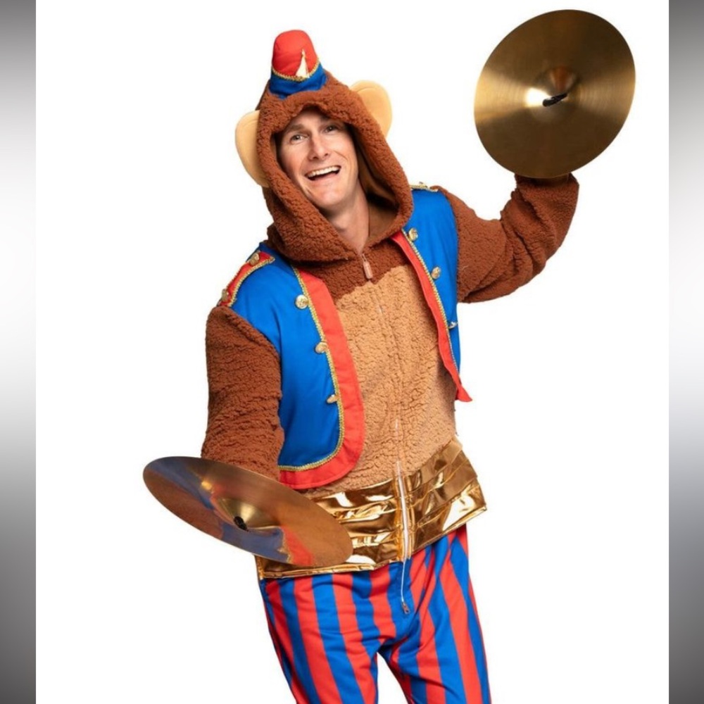 MENS CLAPPING MONKEY COSTUME